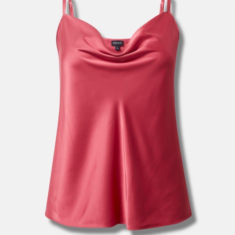 NWT Torrid Satin Cowl Neck Cami